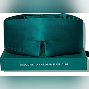 Drowsy Sleep Mask In Green Sapphire